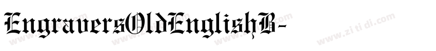 EngraversOldEnglishB字体转换
