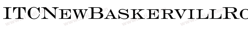 ITCNewBaskervillRoma字体转换