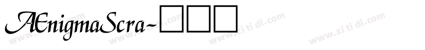 AEnigmaScra字体转换
