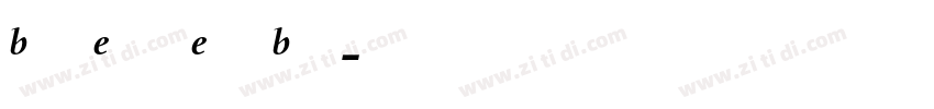 BemboExpertExtraBold字体转换