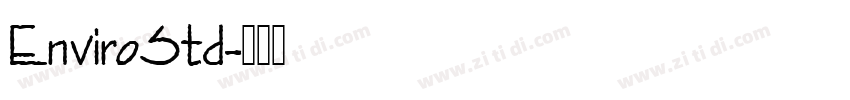 EnviroStd字体转换