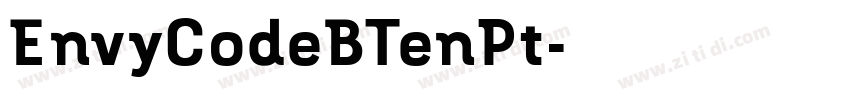 EnvyCodeBTenPt字体转换