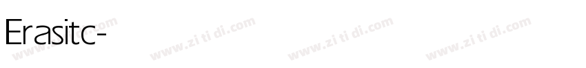 Erasitc字体转换