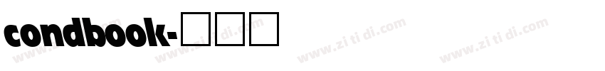 condbook字体转换