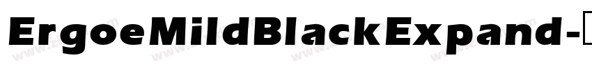 ErgoeMildBlackExpand字体转换