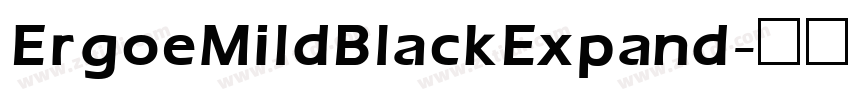 ErgoeMildBlackExpand字体转换