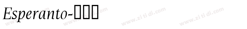 Esperanto字体转换