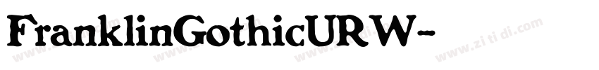 FranklinGothicURW字体转换 FranklinGothicURW字体转换