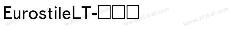 EurostileLT字体转换