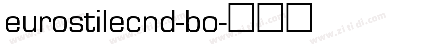 eurostilecnd-bo字体转换