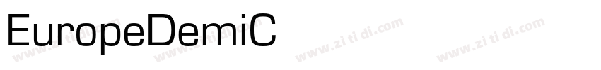 EuropeDemiC字体转换