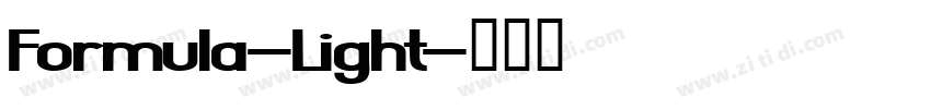 Formula-Light字体转换