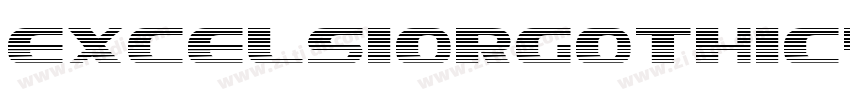ExcelsiorGothic4line字体转换