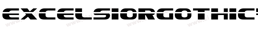 ExcelsiorGothic4line字体转换