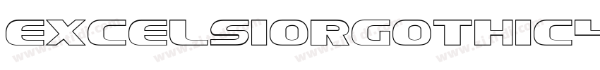 ExcelsiorGothic4line字体转换