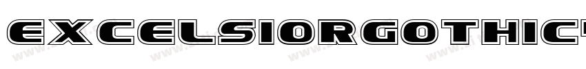ExcelsiorGothic4line字体转换