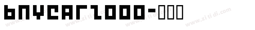BNYear2000字体转换