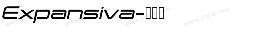 Expansiva字体转换