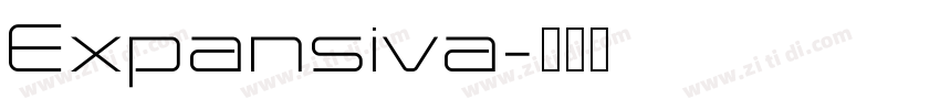 Expansiva字体转换