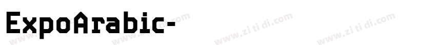 ExpoArabic字体转换