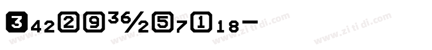 CombiNumerals字体转换