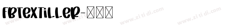 FbTextiller字体转换