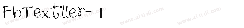 FbTextiller字体转换
