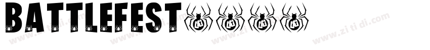 BATTLEFEST字体转换
