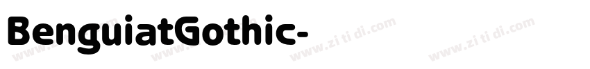 BenguiatGothic字体转换