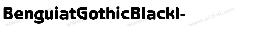 BenguiatGothicBlackI字体转换