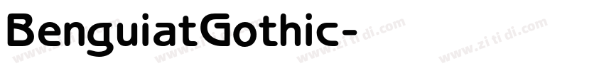 BenguiatGothic字体转换
