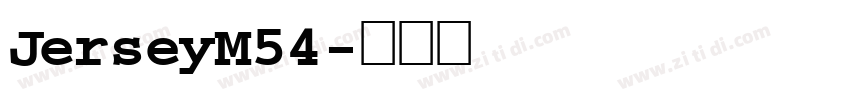 JerseyM54字体转换
