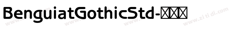 BenguiatGothicStd字体转换