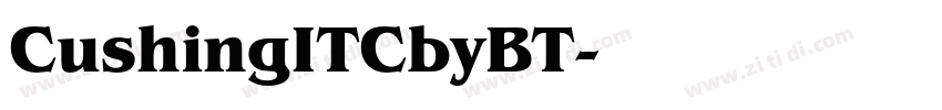 CushingITCbyBT字体转换 CushingITCbyBT字体转换