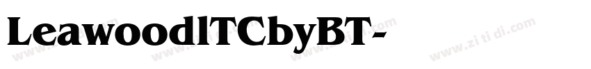 LeawoodlTCbyBT字体转换