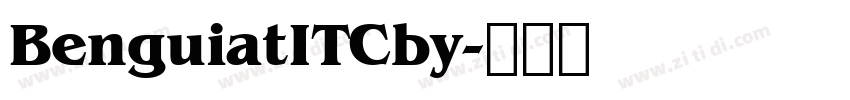 BenguiatITCby字体转换