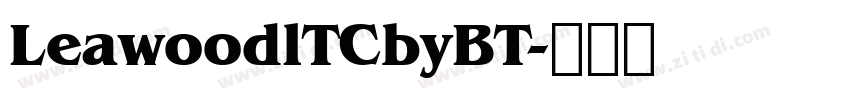 LeawoodlTCbyBT字体转换