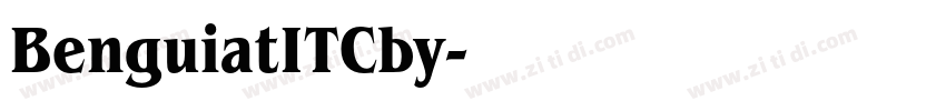 BenguiatITCby字体转换