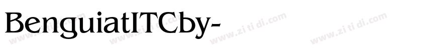 BenguiatITCby字体转换