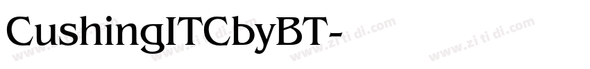 CushingITCbyBT字体转换 CushingITCbyBT字体转换