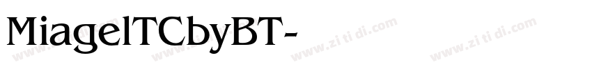 MiagelTCbyBT字体转换