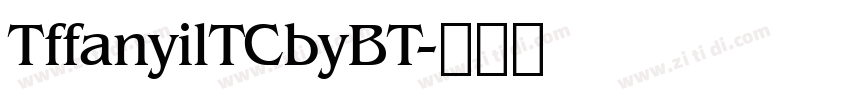 TffanyilTCbyBT字体转换