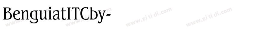 BenguiatITCby字体转换