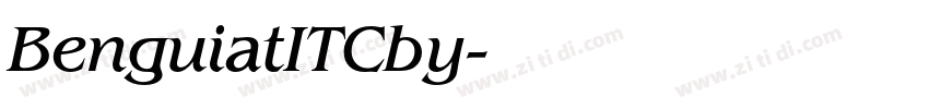 BenguiatITCby字体转换