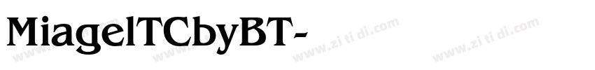MiagelTCbyBT字体转换