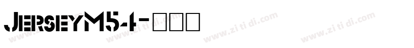 JerseyM54字体转换