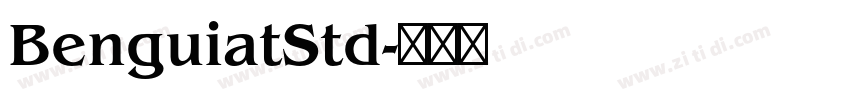 BenguiatStd字体转换