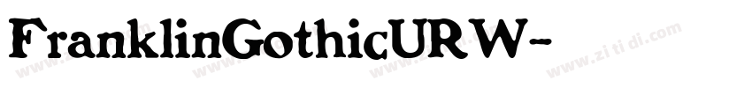 FranklinGothicURW字体转换 FranklinGothicURW字体转换