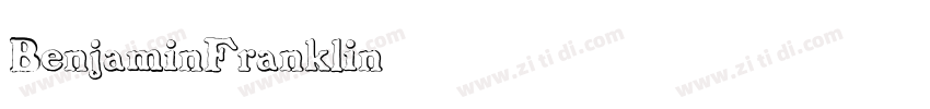 BenjaminFranklin字体转换