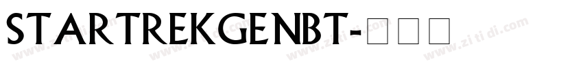 StarTrekGenBT字体转换